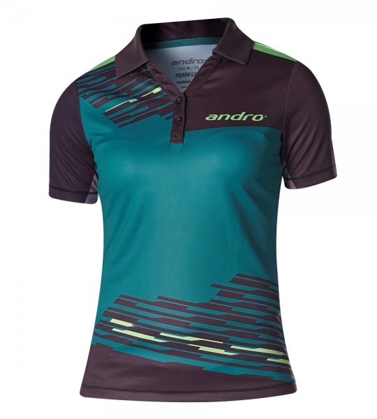andro Trikot Luke Women grün/schwarz