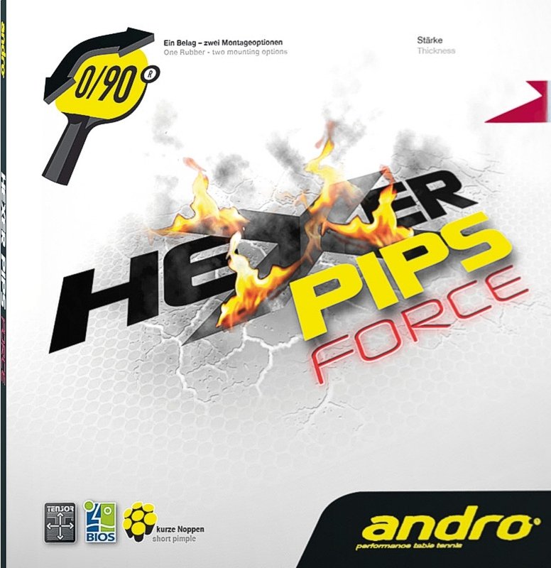 andro Hexer Pips Force