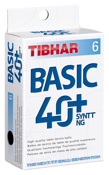 Tibhar Basic 40+ SYNTT NG 6er weiß