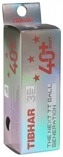 Tibhar *** Ball 40+ SYNTT 3er-Pack weiss