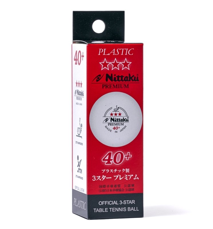 Nittaku Premium 40+ Japan 3er 12er weiß