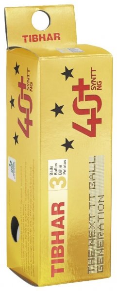 Tibhar *** Ball 40+ SYNTT NG 3er - weiss