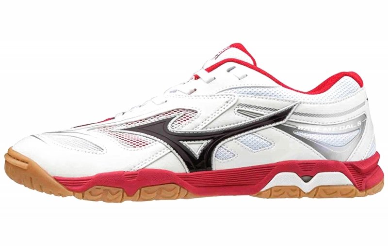 Mizuno Wave Medal 6 weiss/rot