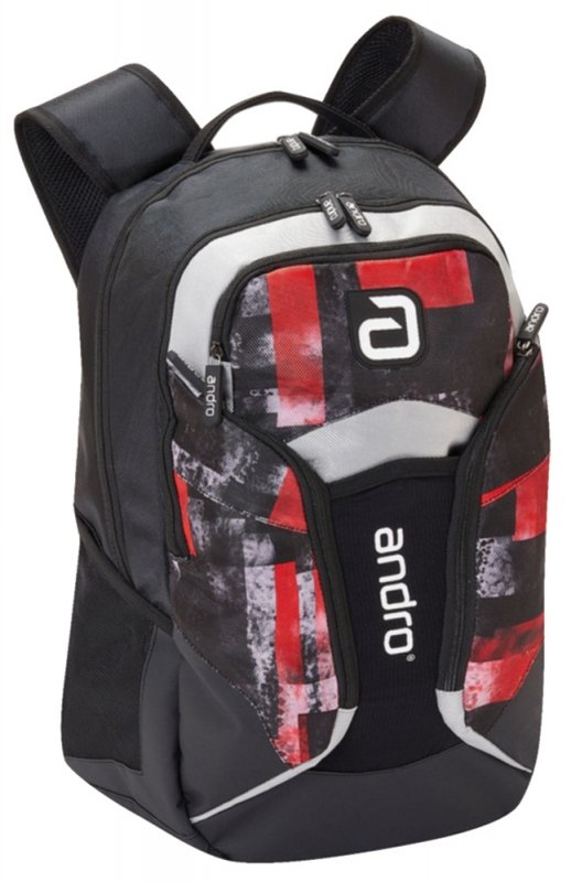 rot-schwarzer andro Fraser Rucksack