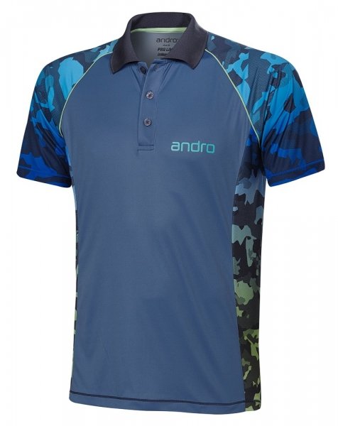 andro Trikot Spencer grau/blau