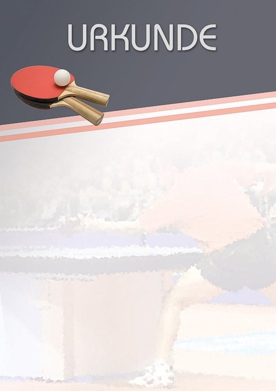 Urkunde Spieler | Urkunden | TURNIERBEDARF | Für Dein Tischtennis