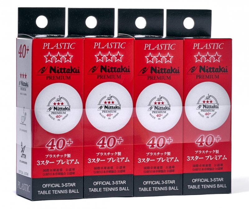 Nittaku Premium 40+ Japan 120er weiß