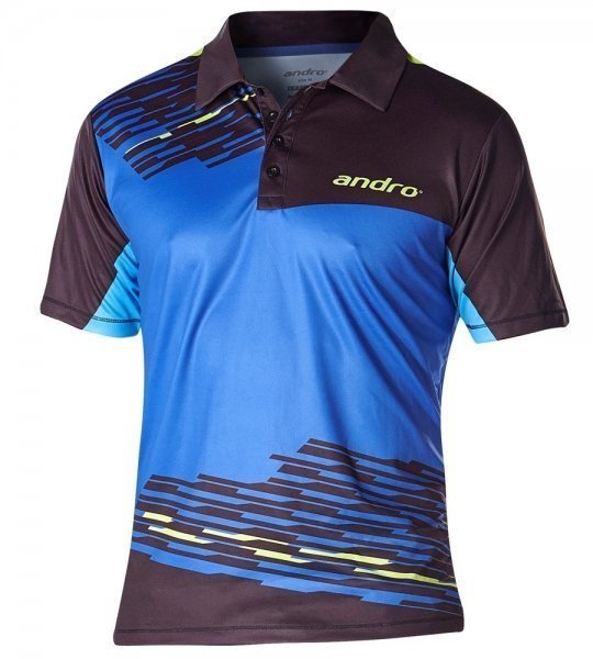 andro Trikot Luke blau/schwarz