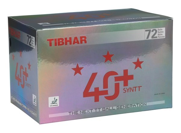 Tibhar *** Ball 40+ SYNTT 72er-Pack weiss