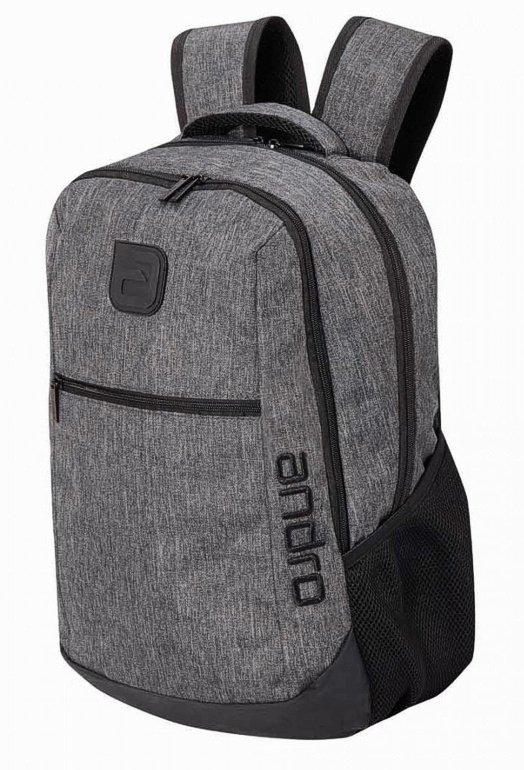 andro Rucksack Munro grau/schwarz