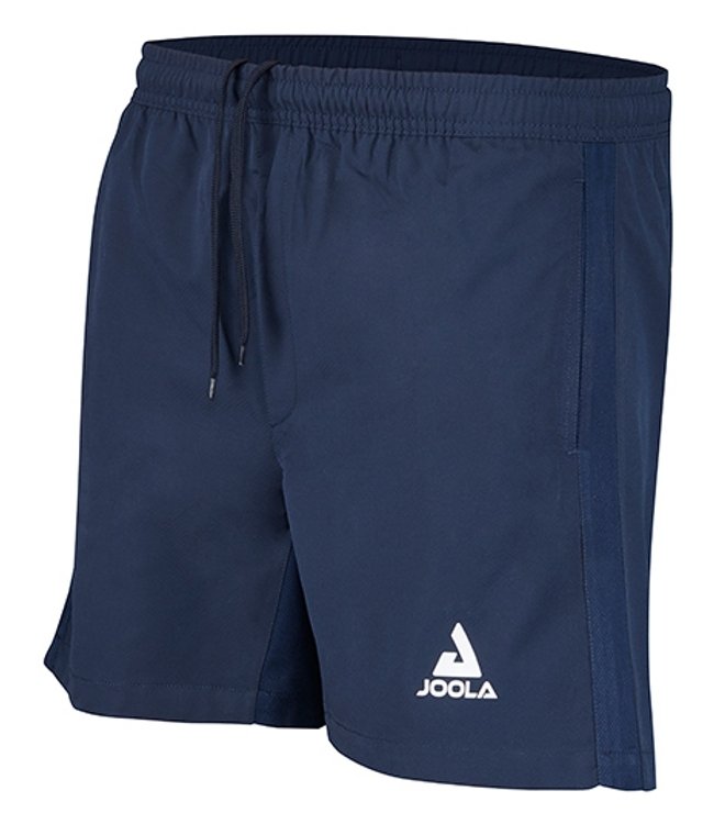 blaue Joola Maco Shorts seitliche Ansicht