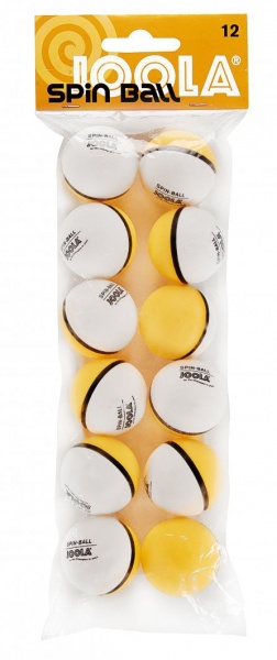 Joola Spinball 12er-Pack weiss-orange