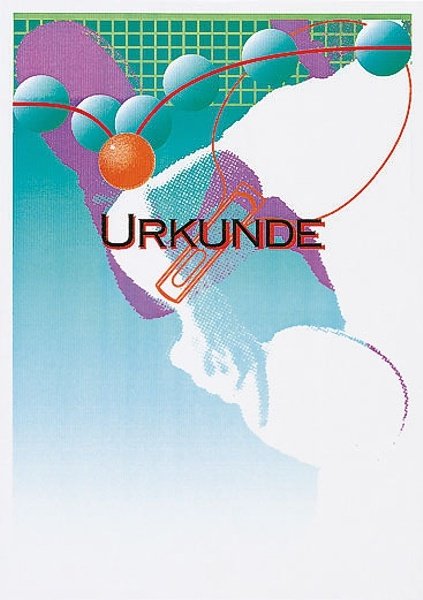 Urkunde Mod. TT-Motiv